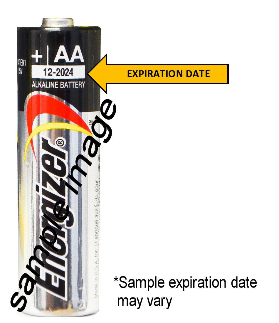 AA Max Alkaline E91 Batteries Made in USA - Expiration 12/2024 or Later - 100 Count