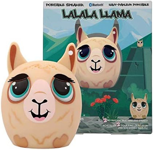 Mini Bluetooth Animal Wireless Speaker for Kids of All Ages - True Wireless Stereo – Pair with Another TWS Pet for Powerful Rich Room-Filling Sound (Lalala Llama)